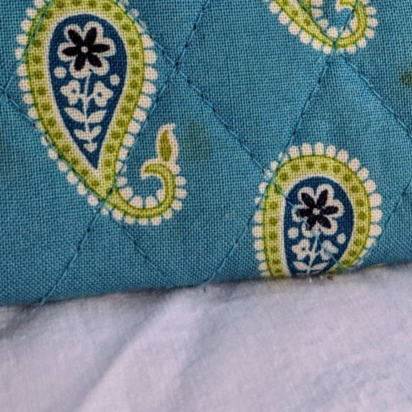 Retired Vera Bradley Bermuda Blue Travel Wristlet - Picture 4 of 4